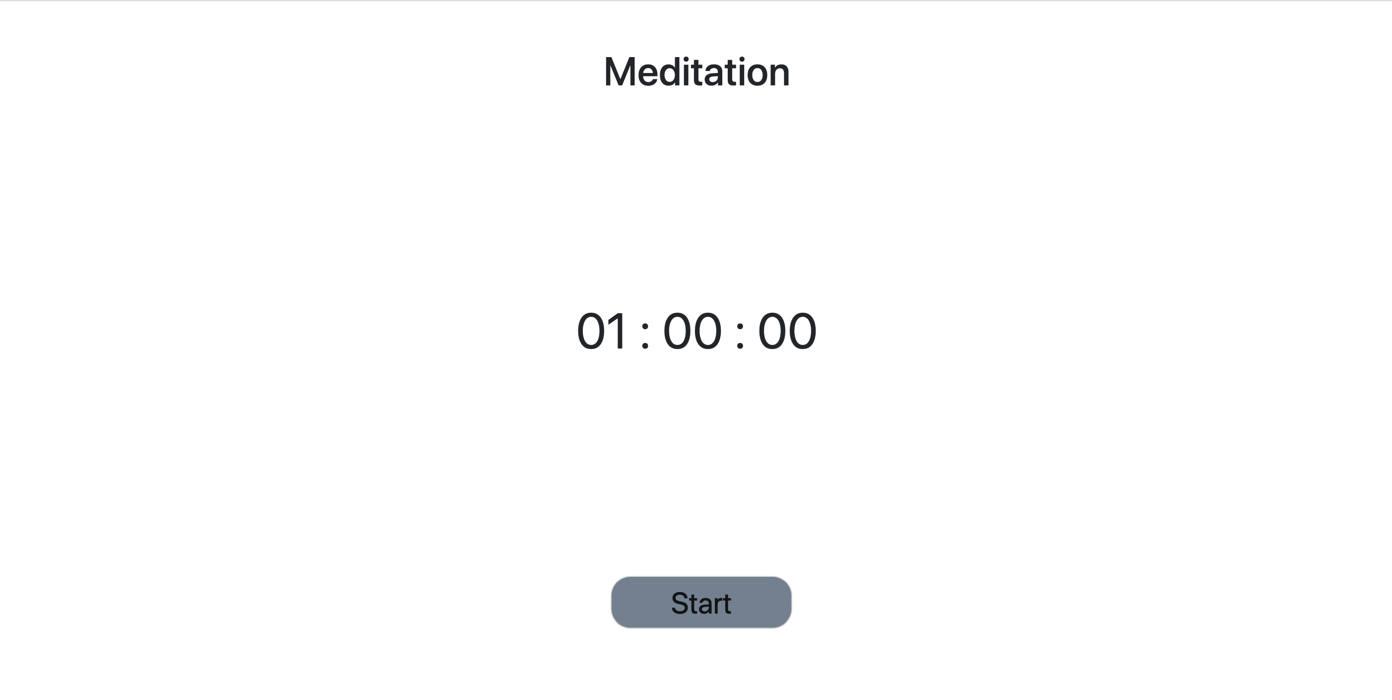 Meditation Timer App photo